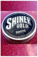 Shiner Gold Pomade 4 Oz Psycho Heavy Hold Combo Pack Wax Gel Hair Style USA NEW