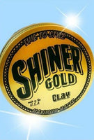 Shiner Gold Matte Clay 4 Oz Pomade Wax Gel Hair Styling Barber USA NEW